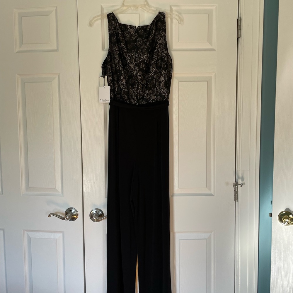 NWT CALVIN KLEIN dressy jumpsuit!! SZ 8
